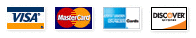 Visa | Mastercard | American Express | Discover