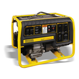 Wacker Neuson GP4000 Portable Generator Specs & Price | Coleman Equipment