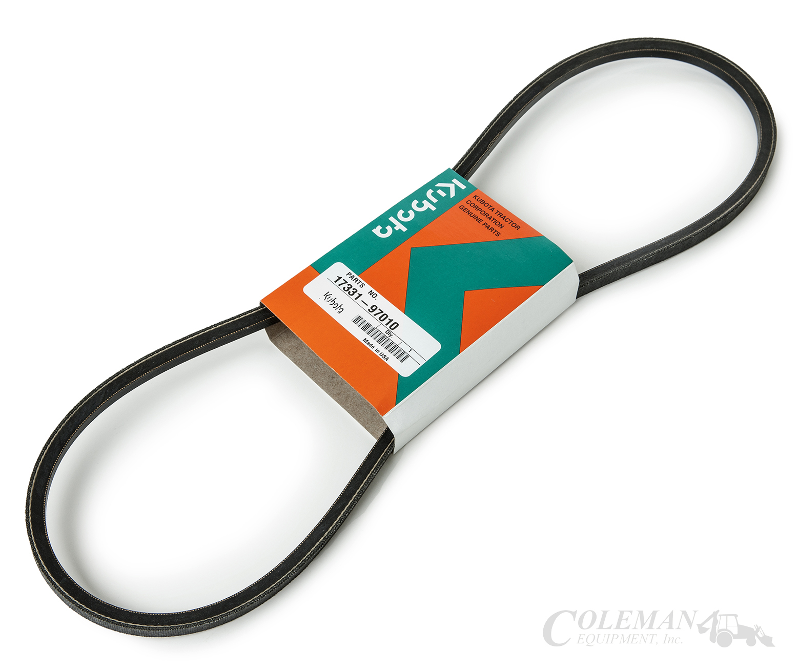 久正鉢L Kubota Cooling Fan Belt (17331-97010) | Coleman Equipment