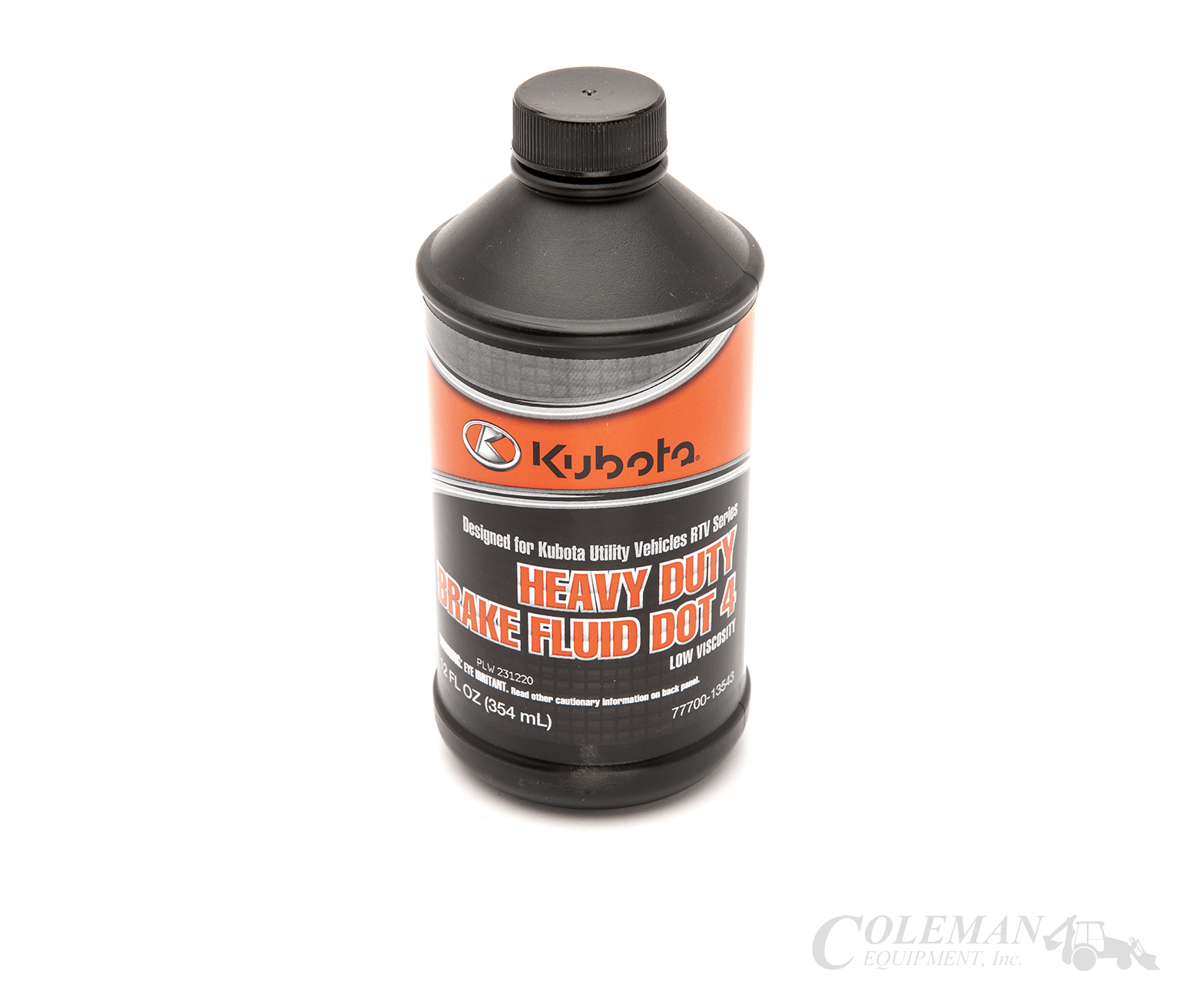 Kubota Brake Fluid B601, Dot 4 12/12 Fluid Oz. (77700-13543