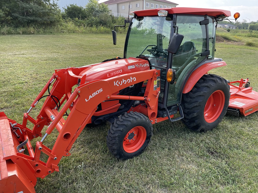 Buy Used Kubota L3560HSTC-LE Grand L Cab Tractor with 72